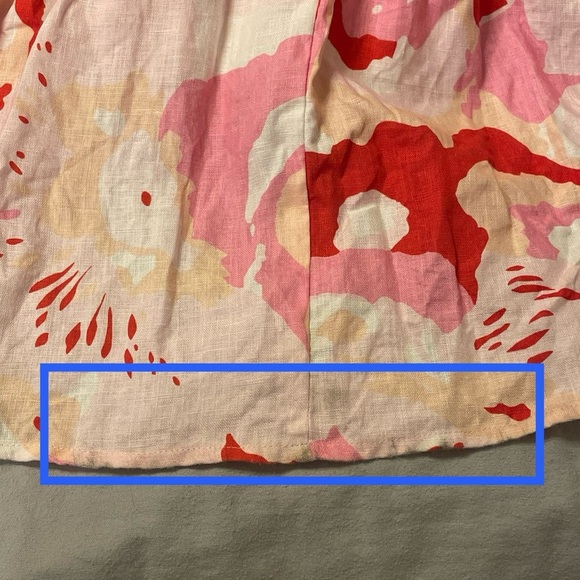 ELLIATT Gisli Floral Print Tiered Linen Maxi Dress - Picture 10 of 12